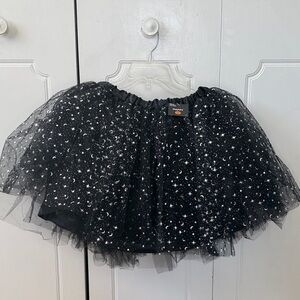 NWT Adult Black Star and Moon Tutu Skirt